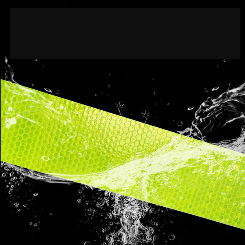 リアガムクリスタルカラートラティス自転車アウトラインカーステッカー警告テープ反射テープ安全ロゴ反射剤5m