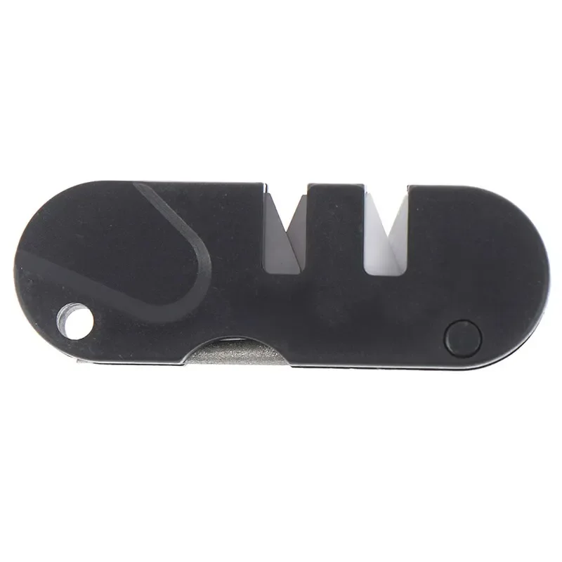 4-in-1 Mini แบบพกพาทังสเตนเซรามิคคาร์ไบด์มีด Whetstone Sharpener Multifunctional Camp เครื่องมือกลางแจ้ง