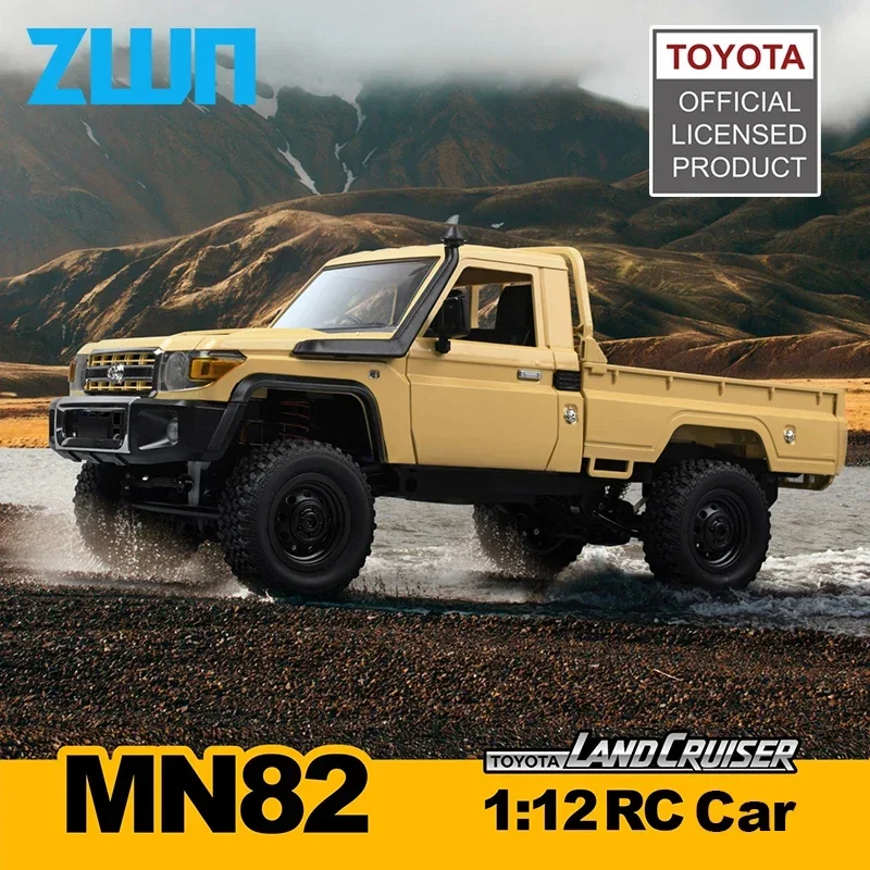 MN82 4WD RC Off-road Vehicle 1/12 LC79 Pickup Climbing Car with LED Lights Full Size Simulation RC Climbing Car Boy Toy Car