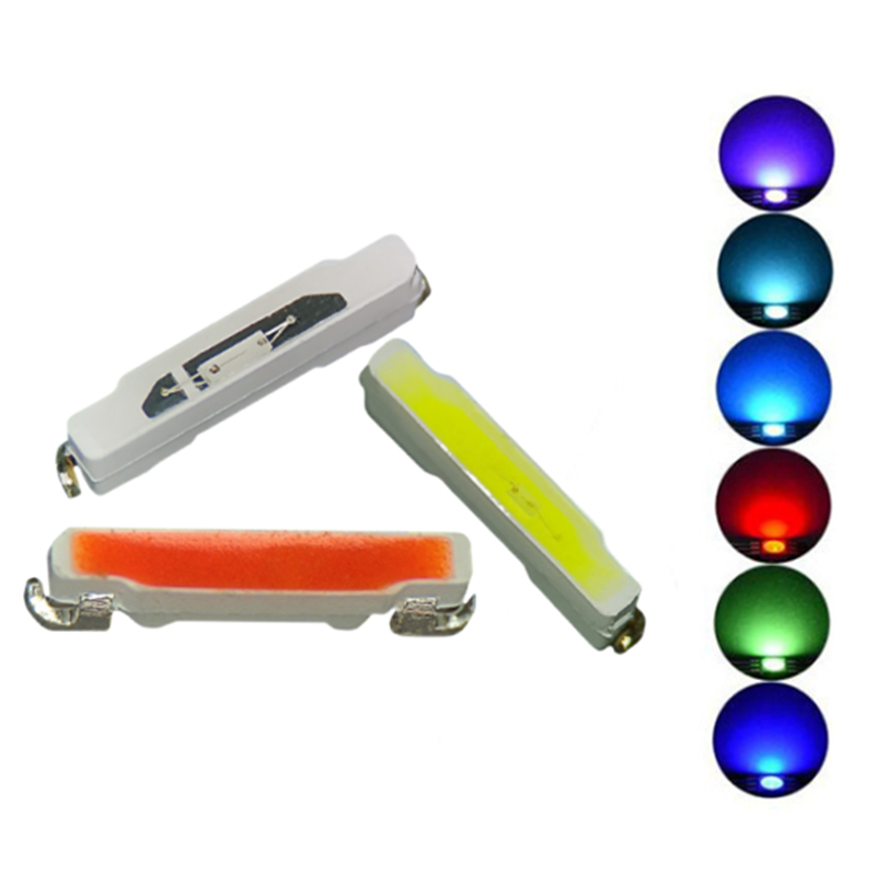 100PCS 패치 020 측면 LED 빛 구슬 3806 빨간색 주황색 노란색 녹색 분말 파란색 보라색 흰색 RGB 빛 튜브 백라이트 LED