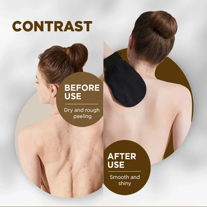 1 PC ฝักบัว Hammam Thicken Bath Magic Peeling ถุงมือ Exfoliating Tan Removal Kessa ชุดว่ายน้ําผลิตภัณฑ์ทําความสะอาด Body Scrubber