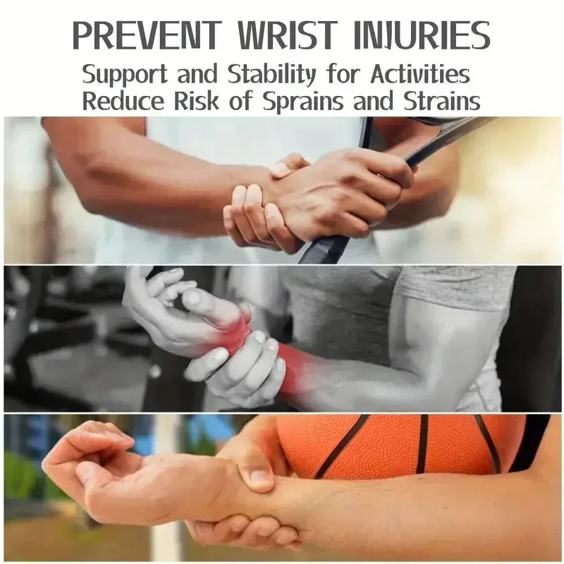 1PC Adjustable Wrist Brace Support Wrap Strap Hand Carpal Tunnel Brace Fitness Suitable Both Right Left Hand