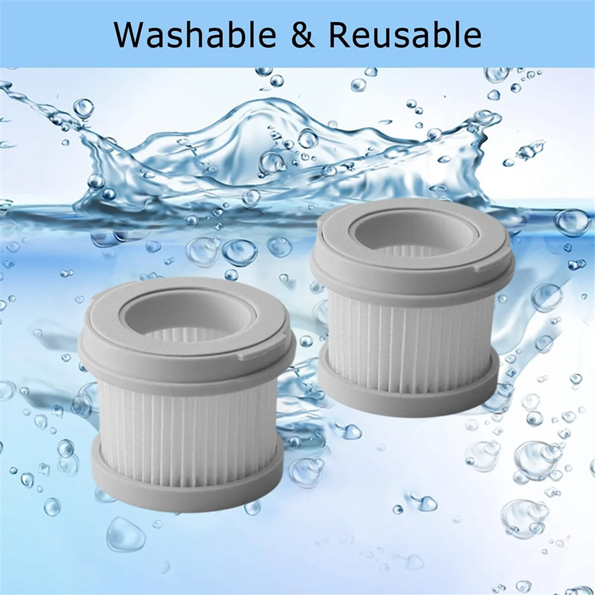 A78E-4pcs MJCMY02DY Filter Element for Xiaomi Wired Mite Remover 2 Washable Filter Element