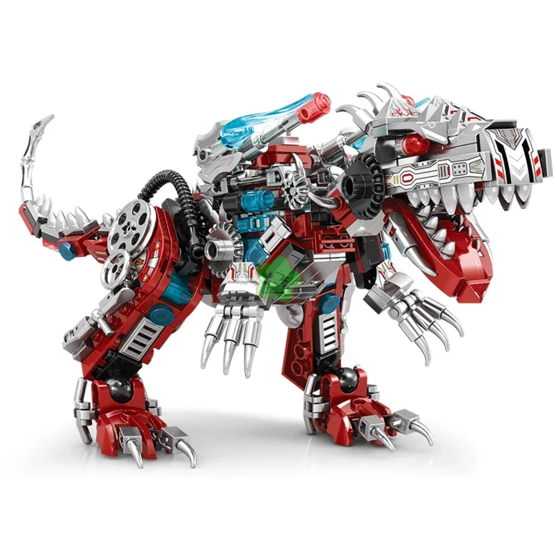2IN1 Jurassic Mechanical Indominus Rex ไดโนเสาร์ World Building Blocks City Fighter Dino Park อิฐของเล่นเด็ก