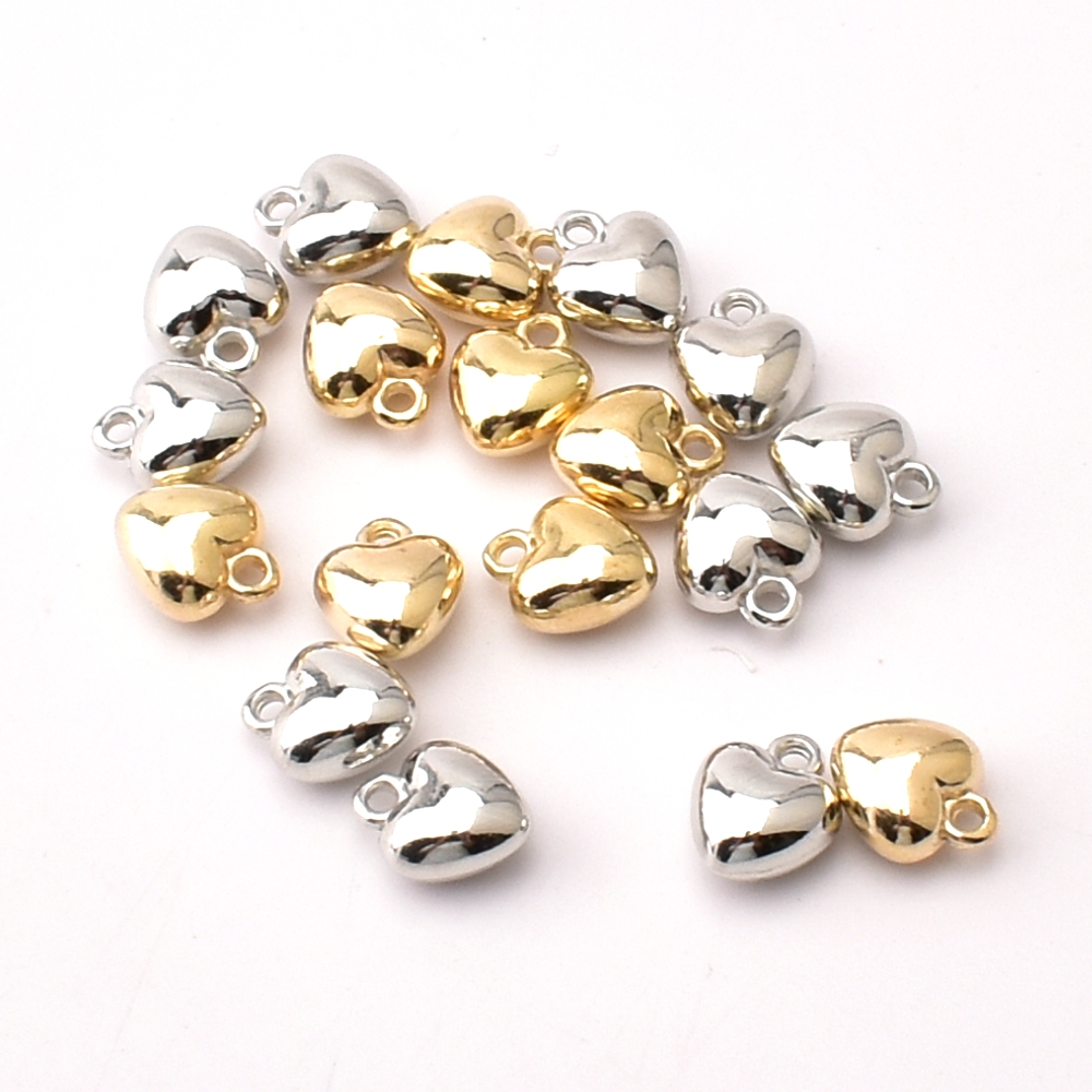 20 unids/lote CCB colgante de amor material de accesorios DIY para fabricación de joyas