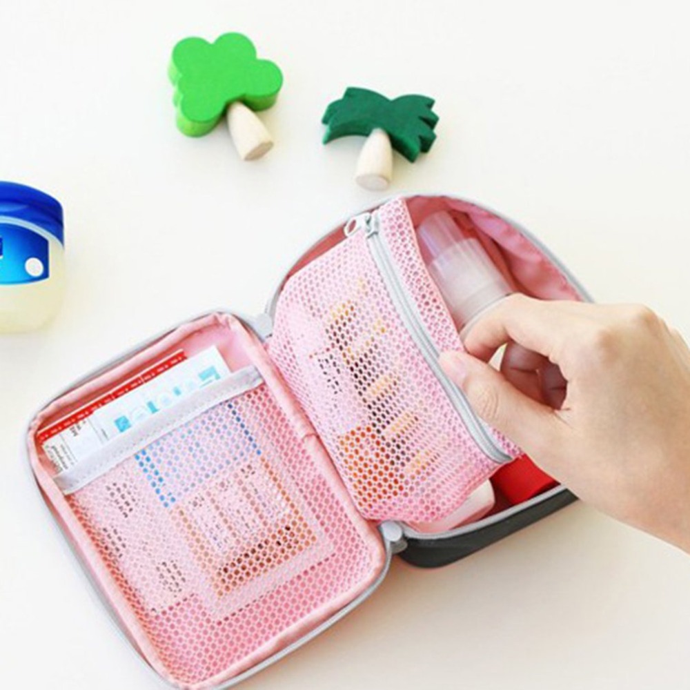 ขายส่ง Mini Household First Aid Kit กระเป๋าเดินทางแบบพกพาชุดฉุกเฉินกระเป๋ายากระเป๋าขนาดเล็ก Organizer