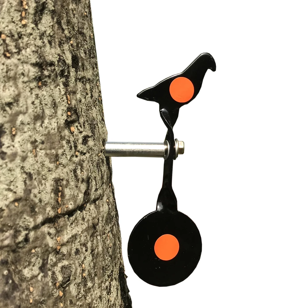 สีแดงและสีดำ Plinking เป้าหมาย Pigeon แพะ Shooting Practice 360องศาหมุน,Slingshot BBs Hunting กีฬาเกมครอบครัว
