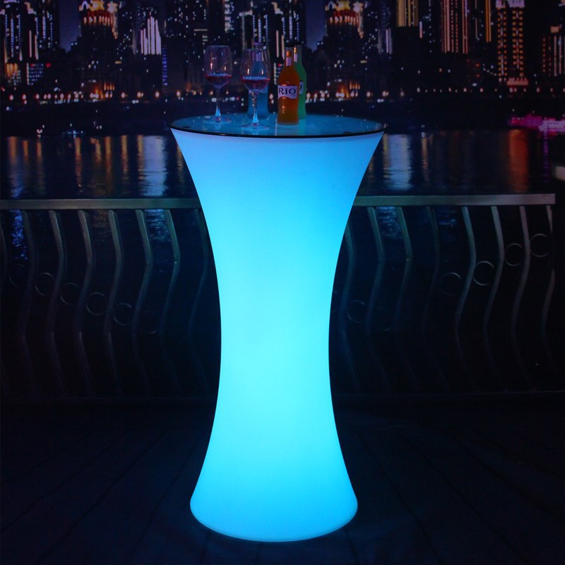 Tabouret de café-bar lumineux pour fête, table de bar LED, éclairage proxy, fournitures rigour, 16 couleurs, nouveau
