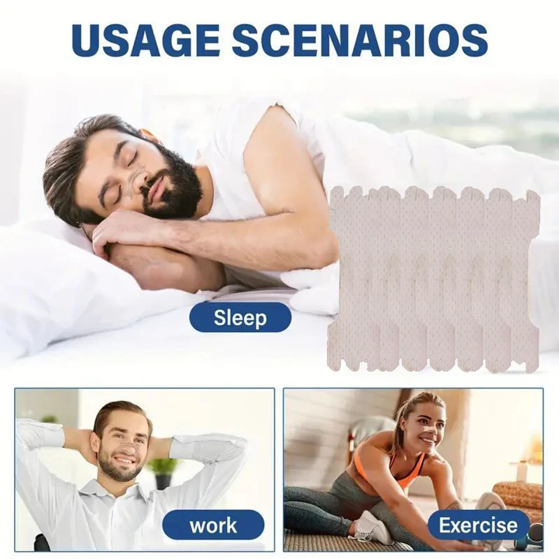 Better Breath パッチいびき防止鼻ストリップ大人用、良い睡眠使い捨て保護具 10 個 30 個 60 個