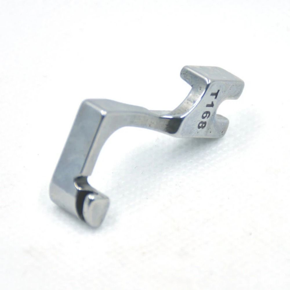 1 peça calcador de zíper de aço lockstitch único lado unilateral s518l/t168 carro plano aleatório invisível