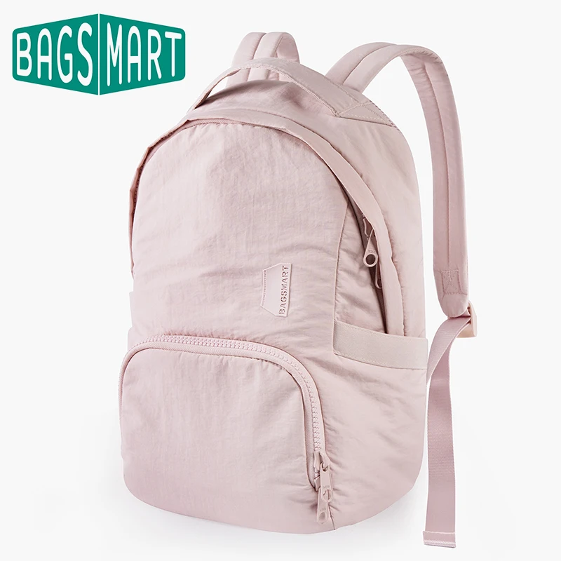 BAGSMART женский рюкзак 13-дюймовая сумка для ноутбука милая школьная сумка Kawaii противоугонные водонепроницаемые нейлоновые дорожные рюкзаки женская сумка для книг