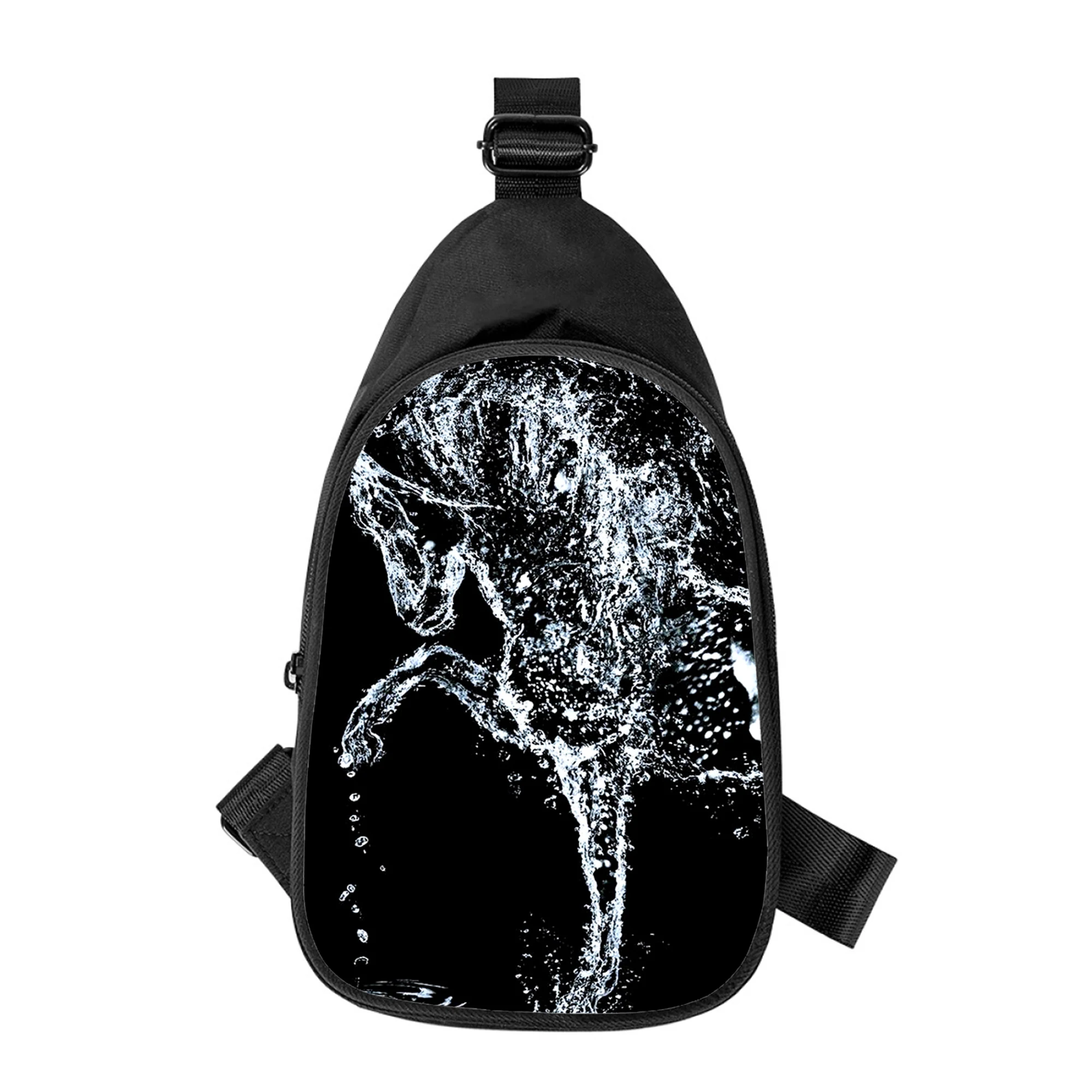 Pferd 3D-Druck neue Männer Kreuz Brusttasche diagonal Frauen Umhängetasche Ehemann Schule Hüft tasche männliche Brust packung