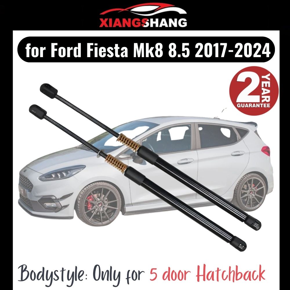 2 шт. задний демпфер задней двери для Ford Fiesta Mk8 и 8.5 хэтчбек 2017-2024 с пружиной, газовые стойки багажника, подъемная опора