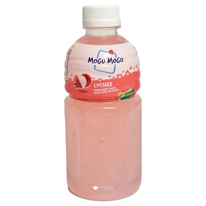 Mogu Mogu- Lychee Flavoured Drink with Nata de Coco-320ml (pack of 24)