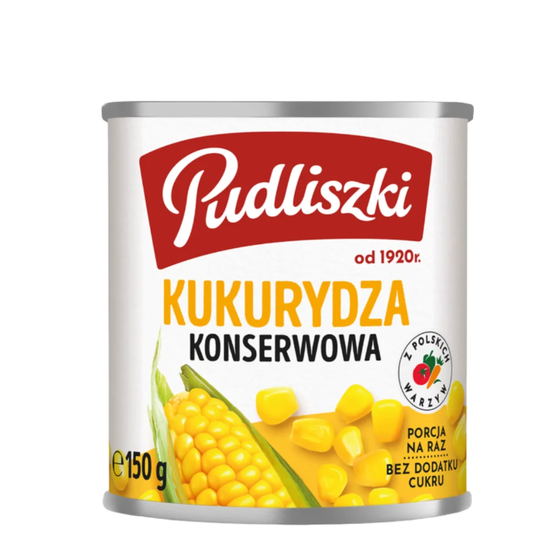 Pudliszki Kukurydza konserwowa 150 g