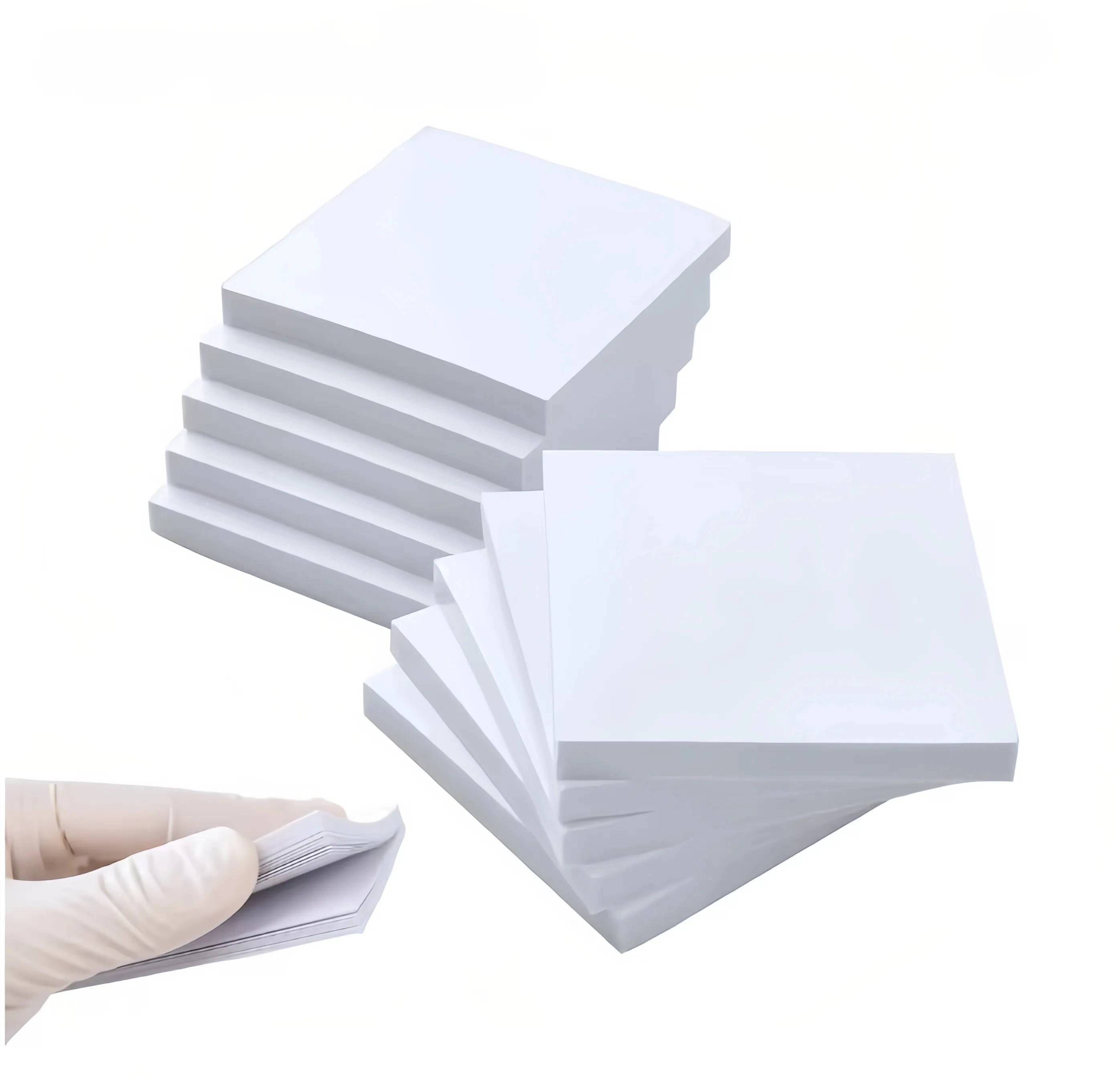 50 folhas/pacote dental descartável mistura papel dentadura laboratório ferramentas odontologia cimento pó almofada dentista material s/m/l