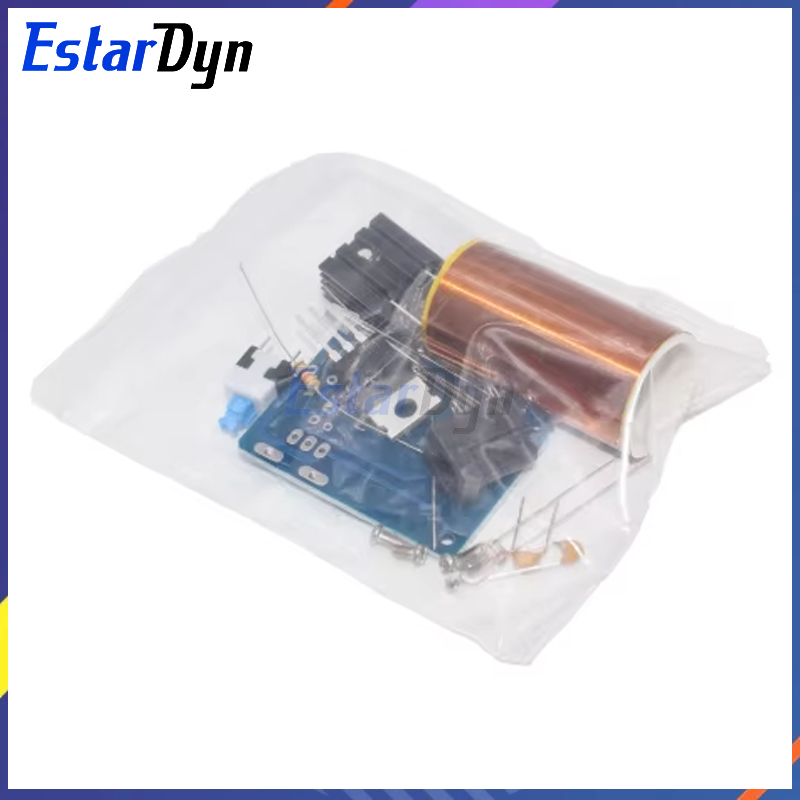 Estardyn BD243 Mini Tesla Coil Kit Magic Props DIY Parts Empty Lights Technology Diy Electronics BD243C