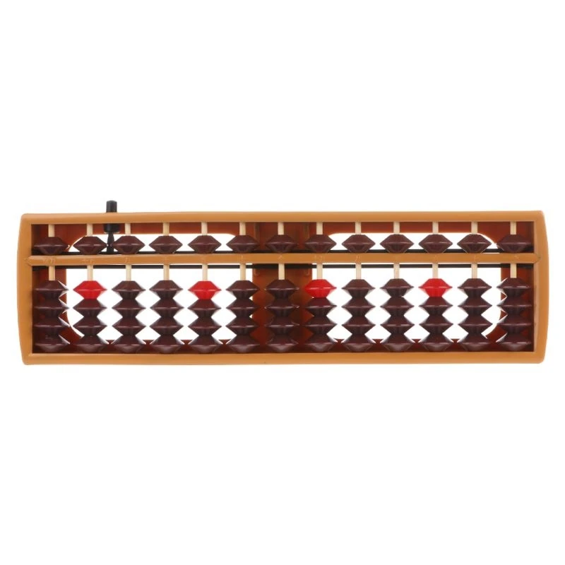 Abaco aritmetico portatile giapponese a 13 cifre, scuola calcolo soroban f