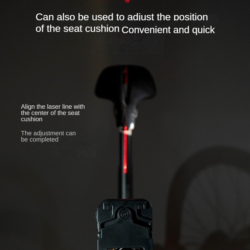 Bicycle Laser Calibrator  Seat Center Adjuster Measurement Tool Aligning Indicator With Charging Port Bike Tool