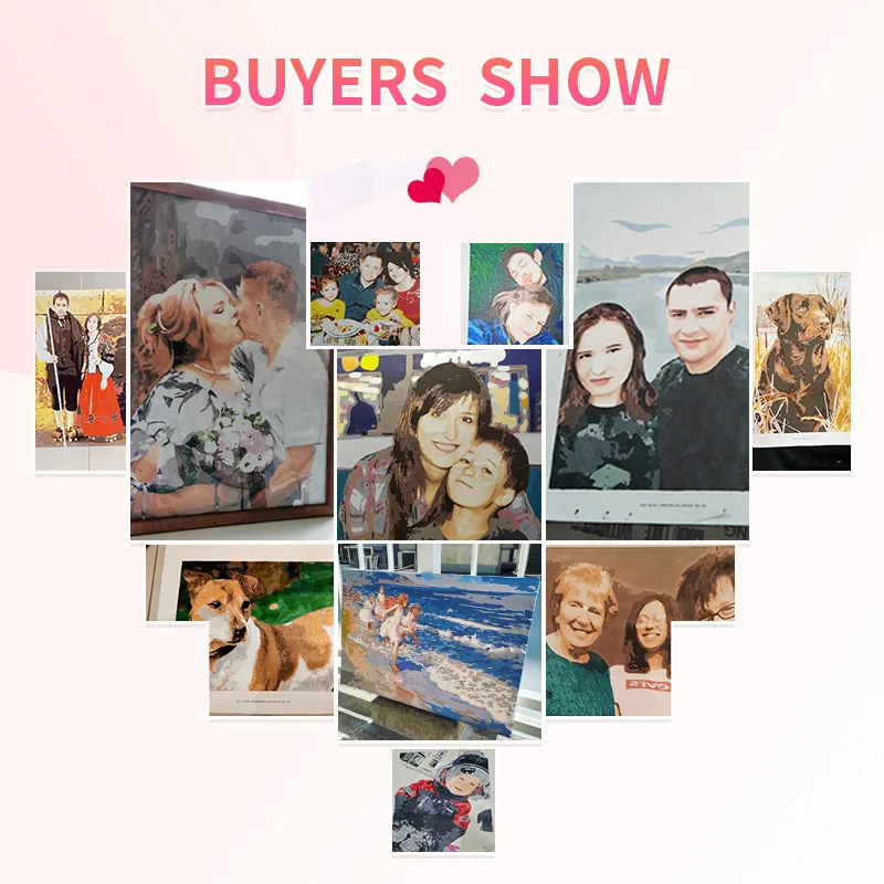 ภาพวาด Dropshipping บุคลิกภาพที่กําหนดเอง DIY ภาพวาดระบายสีโดยตัวเลขอะคริลิคแมวผู้ใหญ่ไม่มีกรอบ