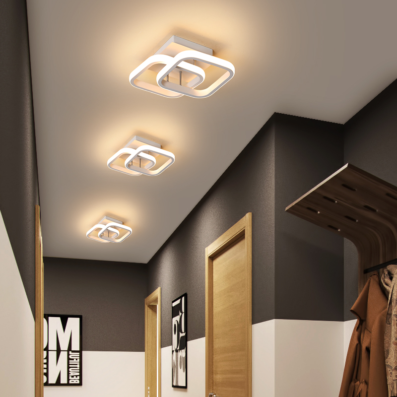 Iralan conduziu a luz de teto corredor canal lâmpada do teto varanda corredor casa foyertrack luz nordic cozinha luzes teto