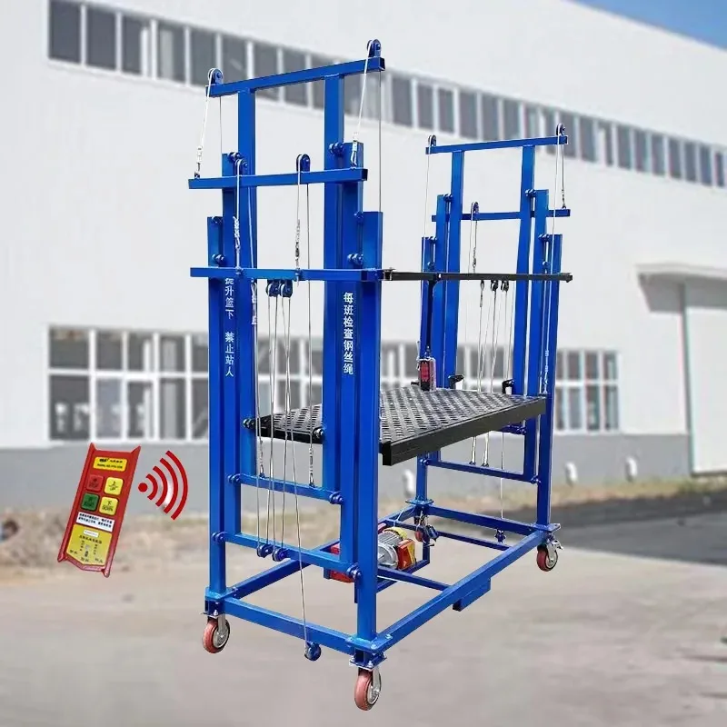Ascensore per piattaforma da lavoro con piattaforma elevatrice per arrampicata in alluminio con scala elettrica più venduta