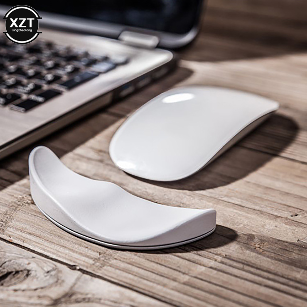 Left/Right Hand Ergonomic Mouse Pad Wrist Pad Silicon Gel Non-slip Streamline Wrist Rest Support Mat  for Office Gaming PC