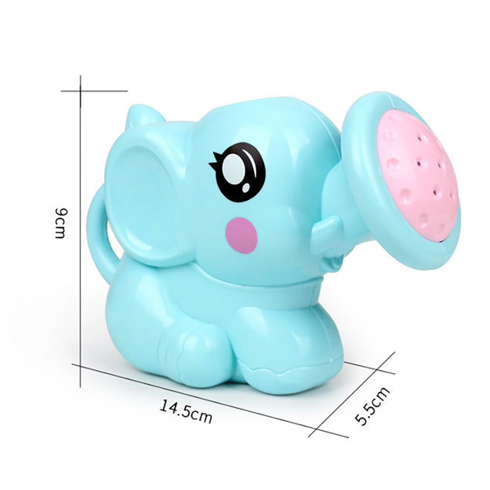 Cartoon Plastic Kettle Bath Shower Tool Kids Elephant Watering Pot Bath Toy Baby Bathroom Toy for Children Summer Bath Sprinkler