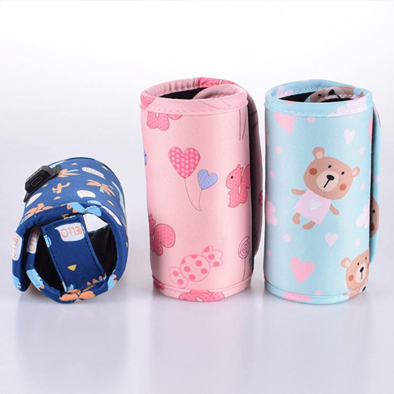 Bé Bình Túi Giữ Nhiệt Di Động USB Bình Nóng Trẻ Sơ Sinh Bình Bình Giữ Nhiệt Cách Điện Bịch Điều Dưỡng Nhiệt Bình Sữa