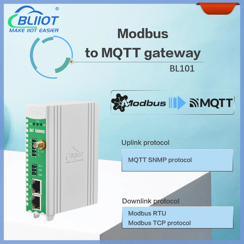 Prototy przemysłowe Bliiot inteligentna bramka konwersji modbus RTU TCP na MQTT ThingsBoard awsIoT obsługa 4G ethernet wifi