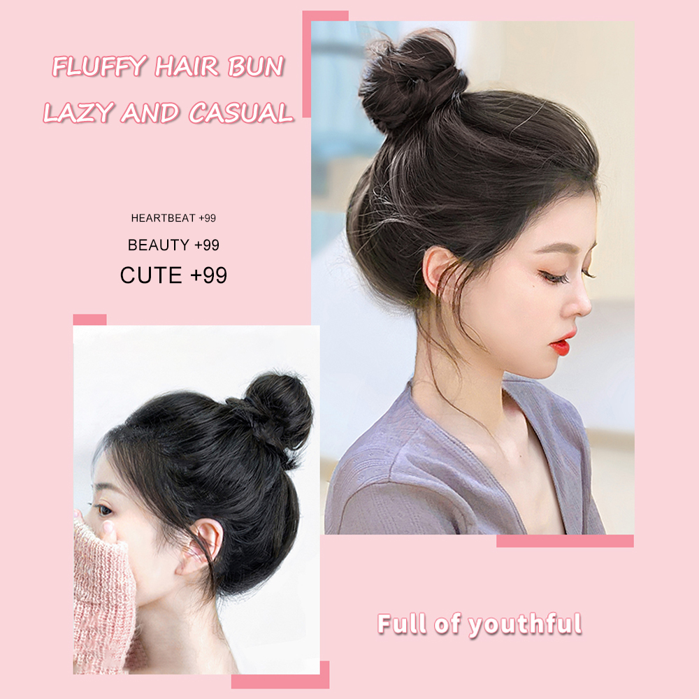 100% 人毛おだんごヘア乱雑な本物のおだんごヘア人間のおだんごヘアピース女性のためのナチュラルアップヘア乱れたシニヨン毎日