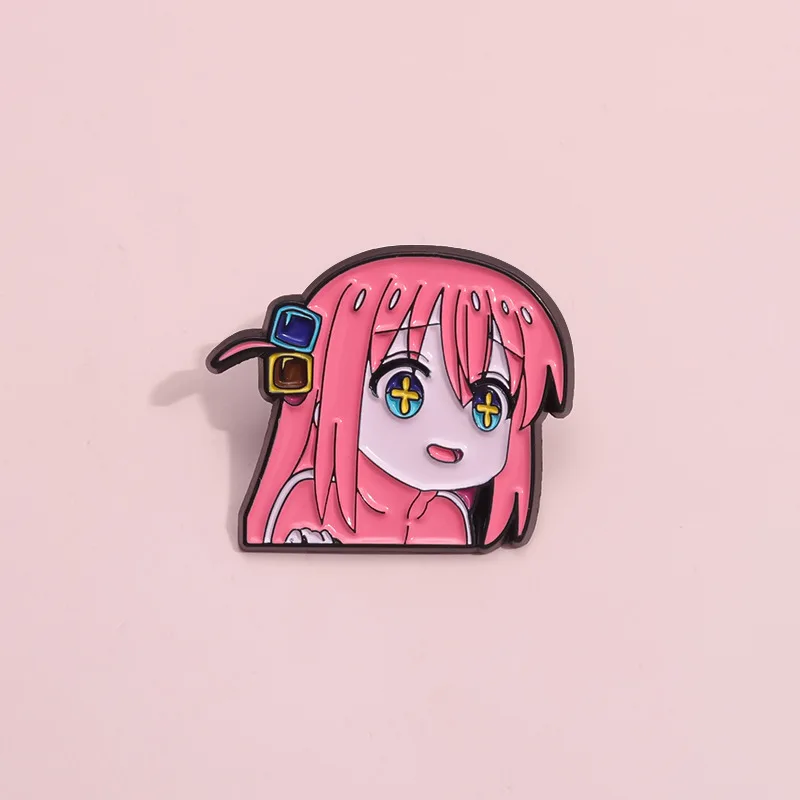 BOCCHI THE ROCK Anime Spille Cosplay Spille per personaggi carini Abbigliamento Zaino Distintivi da bavero Accessori per gioielli di moda Regali
