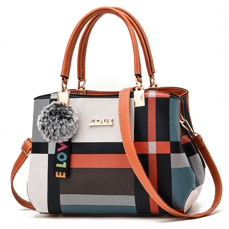 Elegante designer bolsas femininas sacos mensageiro couro do plutônio crossbody sacos hairball tassen meninas bolsa de ombro bolsa de mão superior