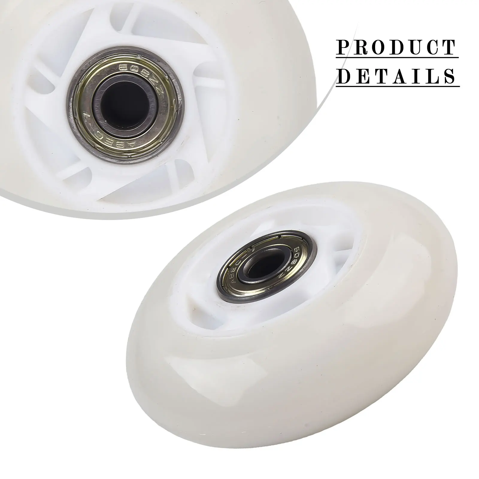 64mm/70mm/72mm Outdoor Inline Hockey Skate Räder Hohe Elastizität W/Lager Glitter Räder für Skates Rollschuhe Gepäck