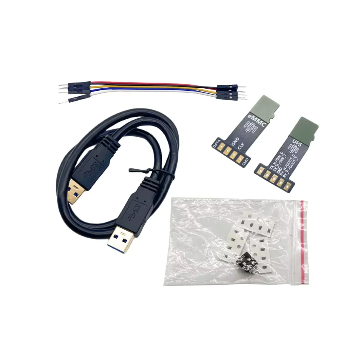 F64 Box Jtag Flash64 para Z3X Easy JTAG Plus Box Ultra con EMMC UFS BGA 153. 254. Adaptador de enchufe ISP 297 Caja JTAG fácil