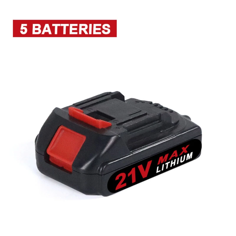 21V High Capacity Rechargeable Lithium Ion Battery for Makita 18V/21V Cordless Electric Power Tools Replacement Battery