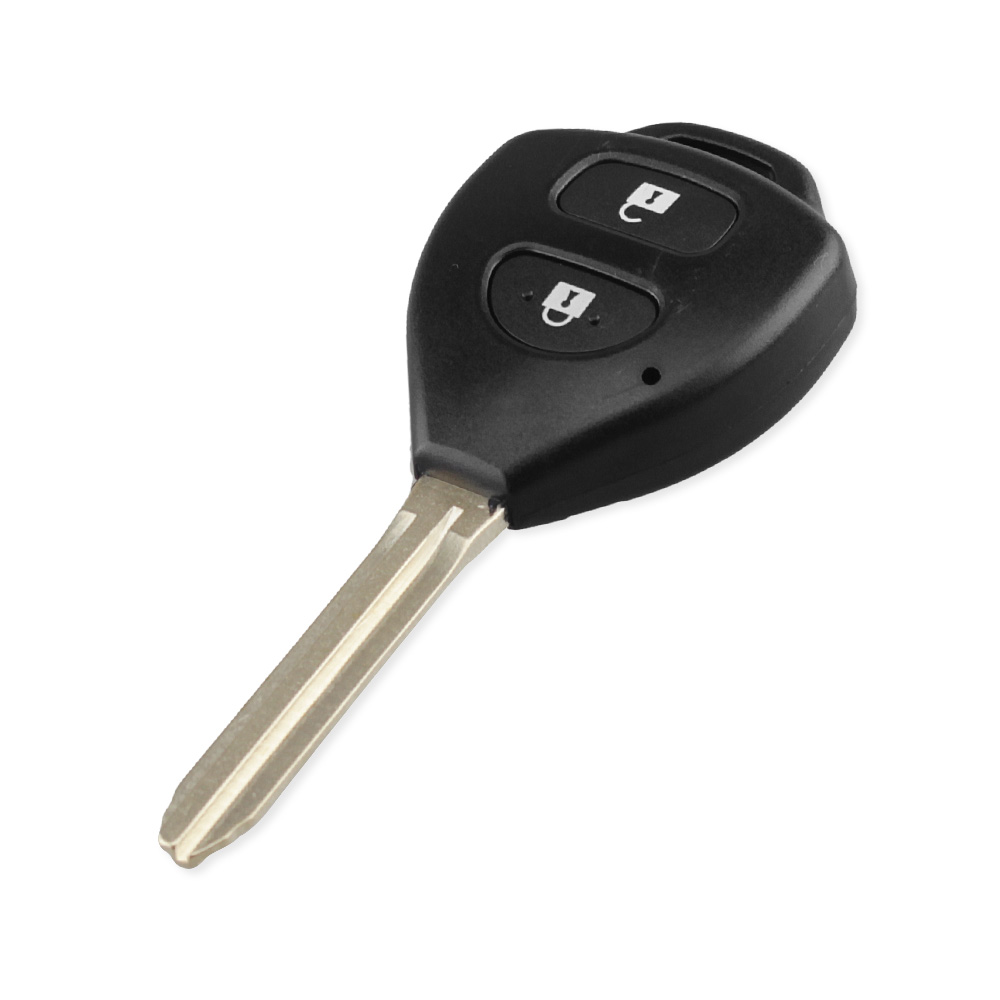 Корпус Ключа KEYYOU для Toyota Corolla Camry Reiz RAV4, Crown, Avalon, Venza, Matrix, заготовка 2/3/4, Кнопка чехол для дистанционного ключа от машины, лезвие TOY43