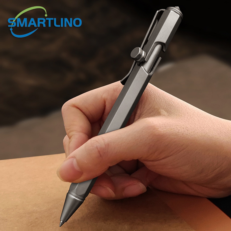 Titanium Alloy Tactical Pen Security Protection Personal Defense Ballpoint Pen Emergency Window Breaker Survival Supplies