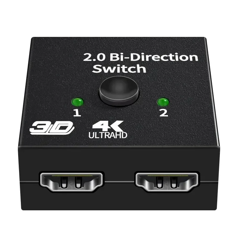 4K KVM Bi-Direction 1x2/2x1 HDMI เข้ากันได้กับสวิทช์ 2 In1 Out สําหรับกล่องทีวี PS4/3 Switcher อะแดปเตอร์ HDMI-เข้ากันได้กับ Splitter