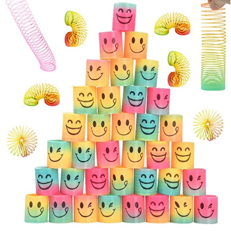 12 teile/satz Regenbogen Stapeln Musik Nostalgischen Puzzle Kunststoff Kleine Geschenk Frühling CircleMagic Regenbogen Kreis Für Jungen Mädchen Geschenk