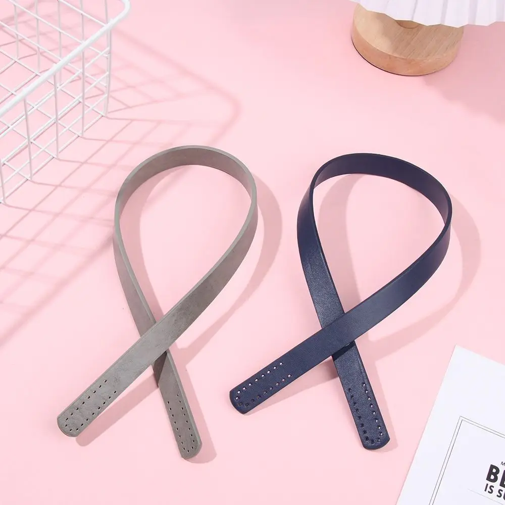2ชิ้นสายคล้องกระเป๋าสะพายหนัง PU ผู้หญิงหญิงสาวกระเป๋าถือที่เปลี่ยน DIY ที่จับสำหรับกระเป๋าถือกระเป๋าคาดเอวอุปกรณ์เสริม
