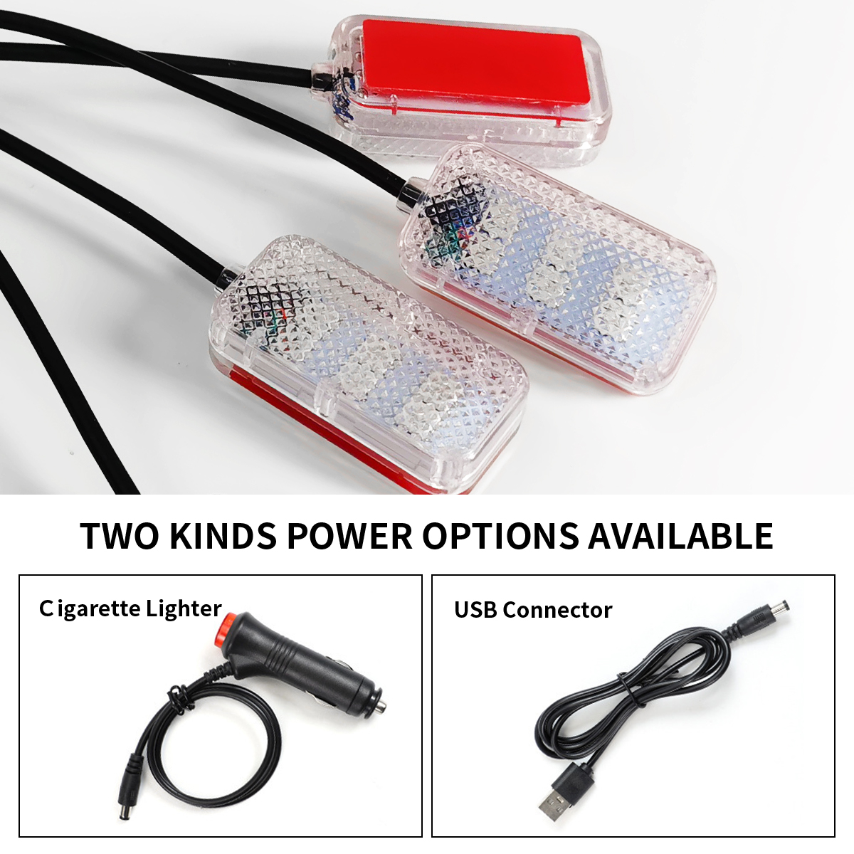 ใหม่ LED ภายในรถ Ambient Foot Strip Light Kit Backlight 5V USB Auto ตกแต่งบรรยากาศโคมไฟนีออนอุปกรณ์เสริมรถยนต์