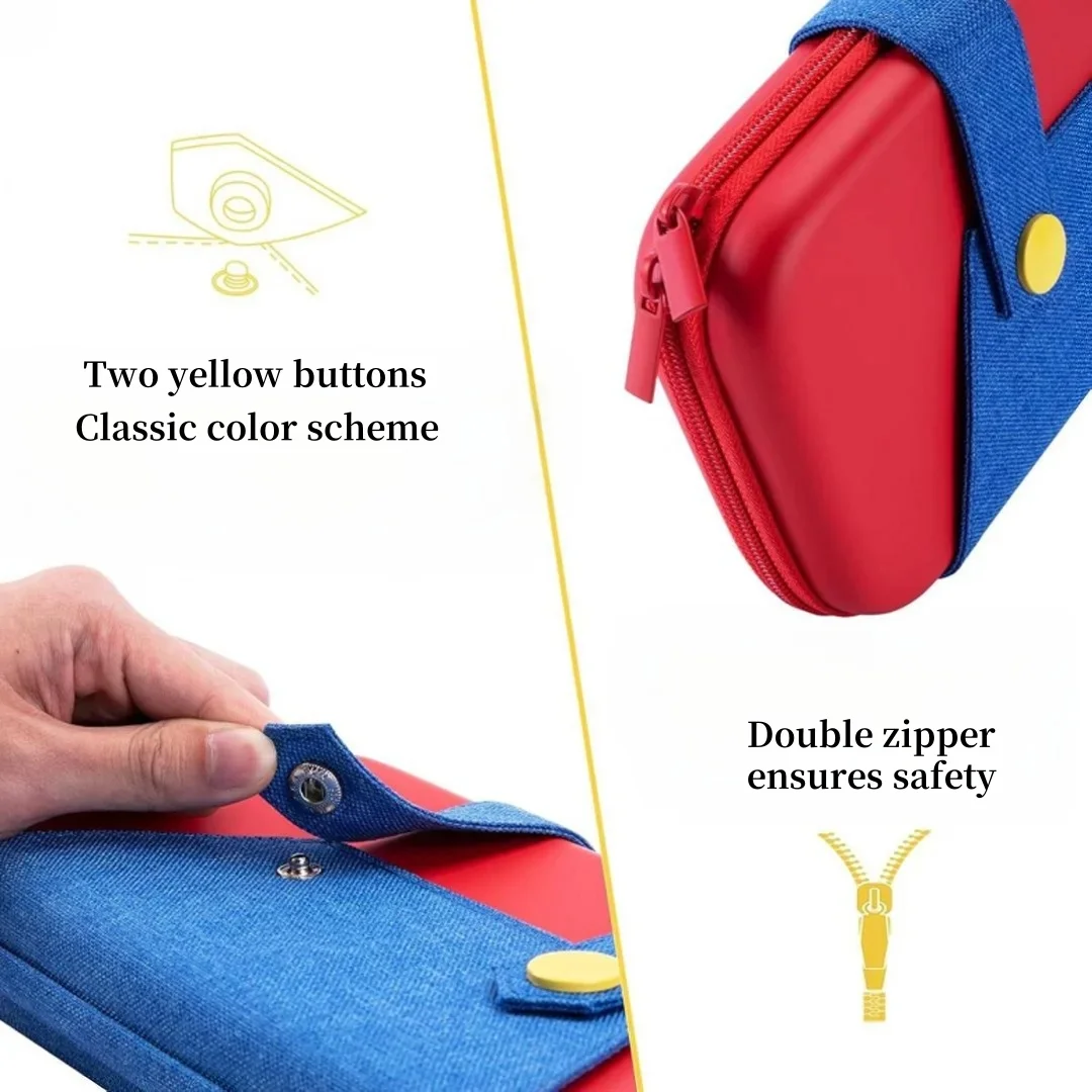Slim Travel Case for  Switch 2 Accessories, Waterproof EVA Hard Shell  Protective Carrying Storage Hand Bag NS 2，Switch 2 casing
