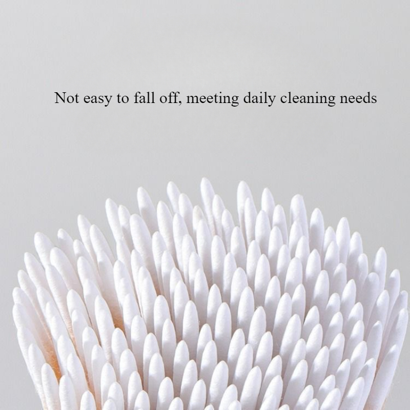 100/300 Uds hisopo de algodón de doble cabeza maquillaje de mujer punta de bastoncillos de algodón para palos médicos de madera limpieza de nariz y oídos herramientas de cuidado de la salud