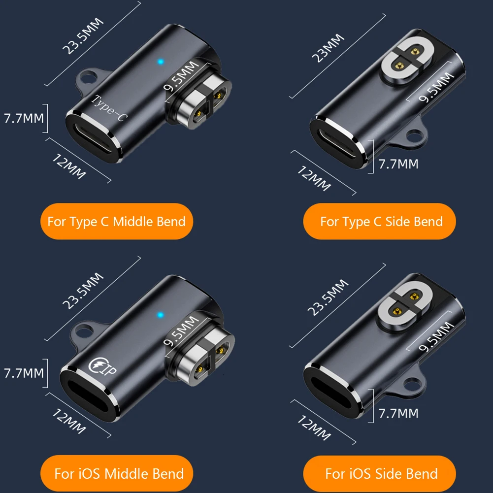 USB C/dla iOS na adapter magnetyczny Adapter ładowarki Adapter kabla ładującego dla AfterShokz OpenRun Air/Pro/Aeropex AS800 S803