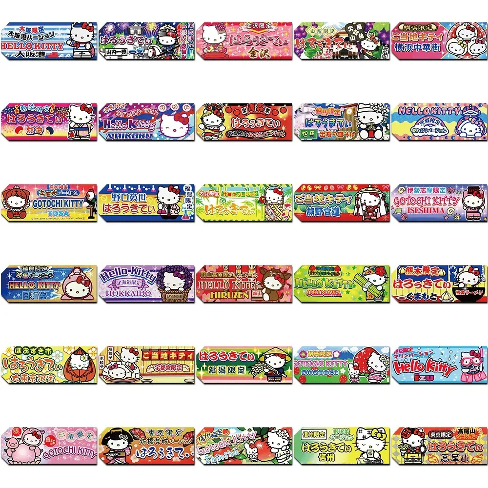 60 個かわいいハローキティラベルシールステッカー美的ラップトップスケートボードオートバイ電話防水ステッカー子供のおもちゃ