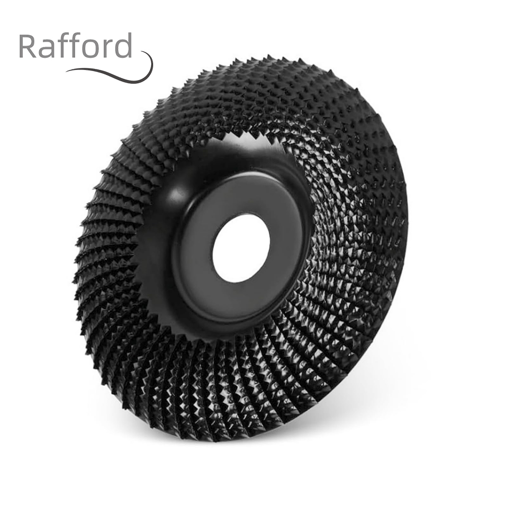 4 Inch Round Wood Angle Grinding Wheel Abrasive Disc Angle Grinder Carbide Coating 22mm Bore Shaping Sanding Carving Rotary Tool