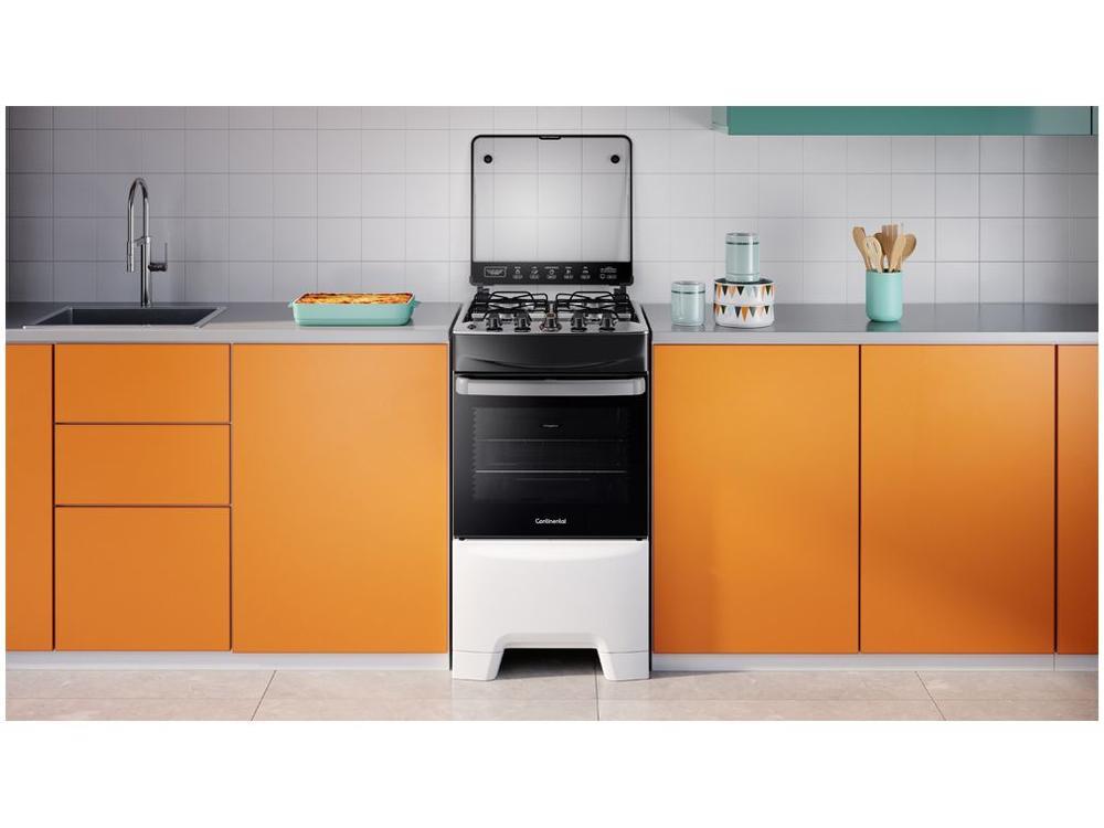 Fogão 4 Bocas Continental Branco FC4IB - Bivolt