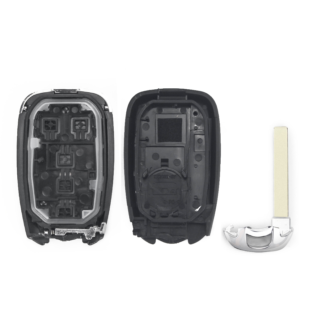 KEYYOU スマートリモートキーシェルケースシボレーシボレーカマロクルーズマリブ 2016 2017 2018 2019 2020 2/3/4/5 ボタン