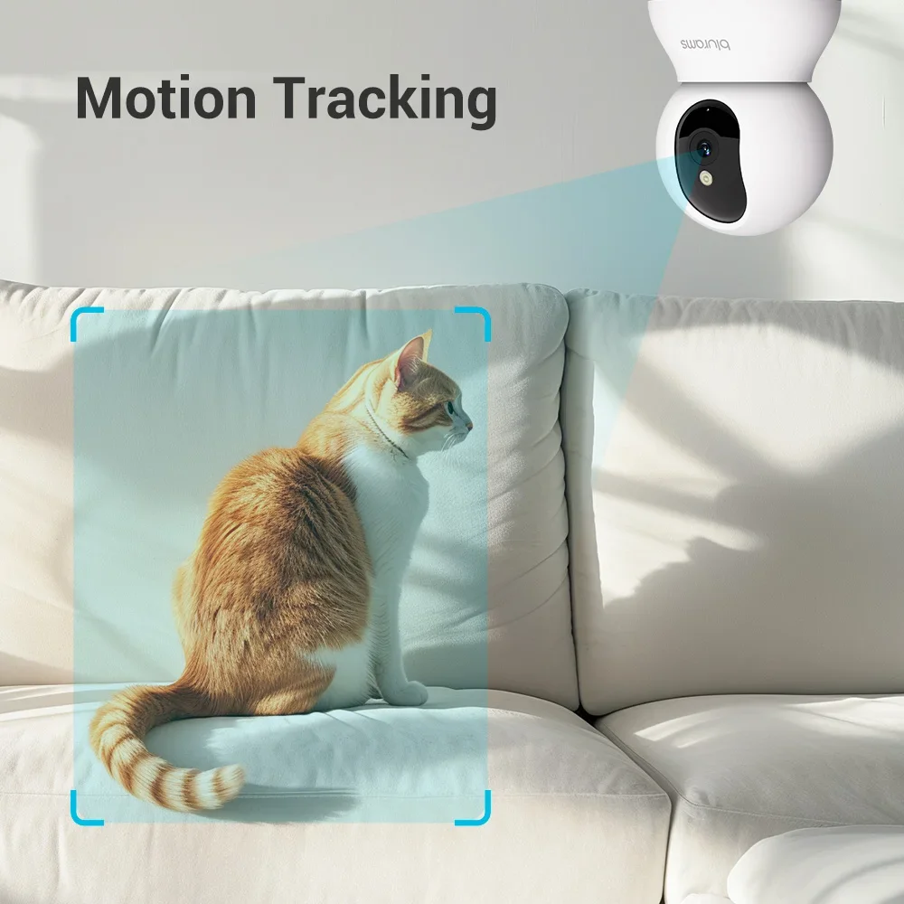 Telecamera di sicurezza interna Blurams da 2 pezzi 2K, telecamera di sicurezza domestica per cani/anziani, telecamera di sicurezza con aggiornamento chiamate one-touch A31S-2pc